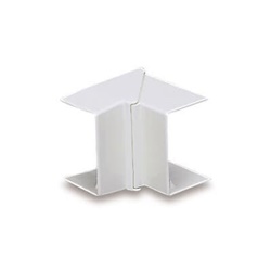 Deviazione interna regolabile 60x30 mm plastica bianca per impianti elettrici