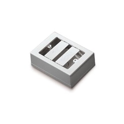 Scatola portafrutti incasso 4 posti 108mm bianca RAL9016 per impianti elettrici interni