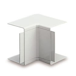 Deviazione interna angolo 150x60 mm plastica bianca IP40 per impianti elettrici professionali
