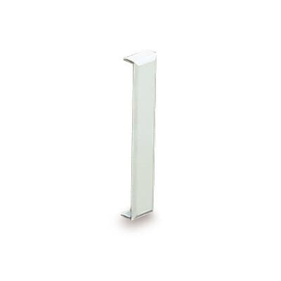 Mostrina copri giunzioni base 100 mm plastica bianca per impianti elettrici