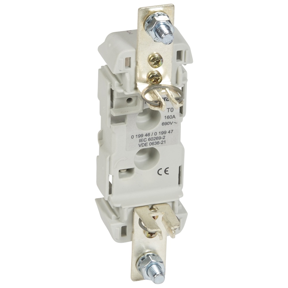 BASE C/CTX T0 1P 160A VIS/RAIL