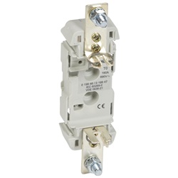 BASE C/CTX T0 1P 160A VIS/RAIL