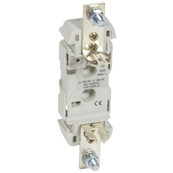 BASE C/CTX T0 1P 160A VIS/RAIL