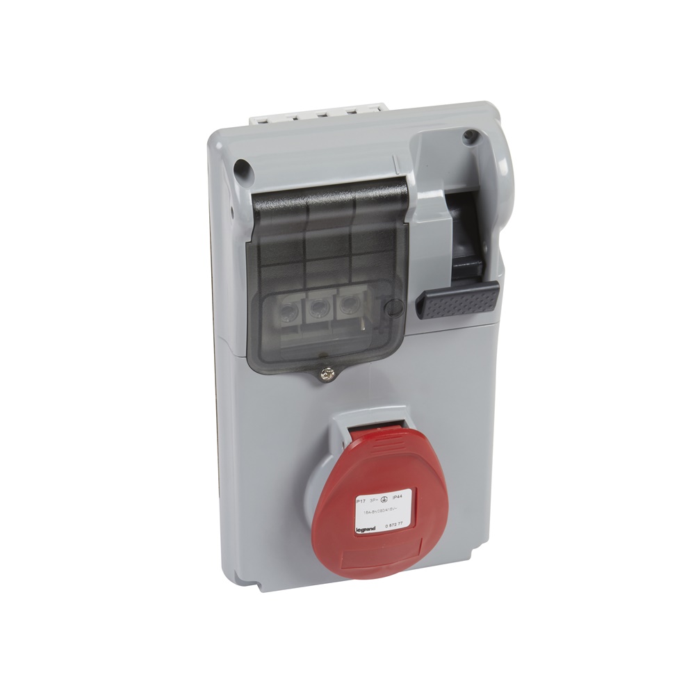 PRESA INTERB COMP QUAD IP44 16A 3P+