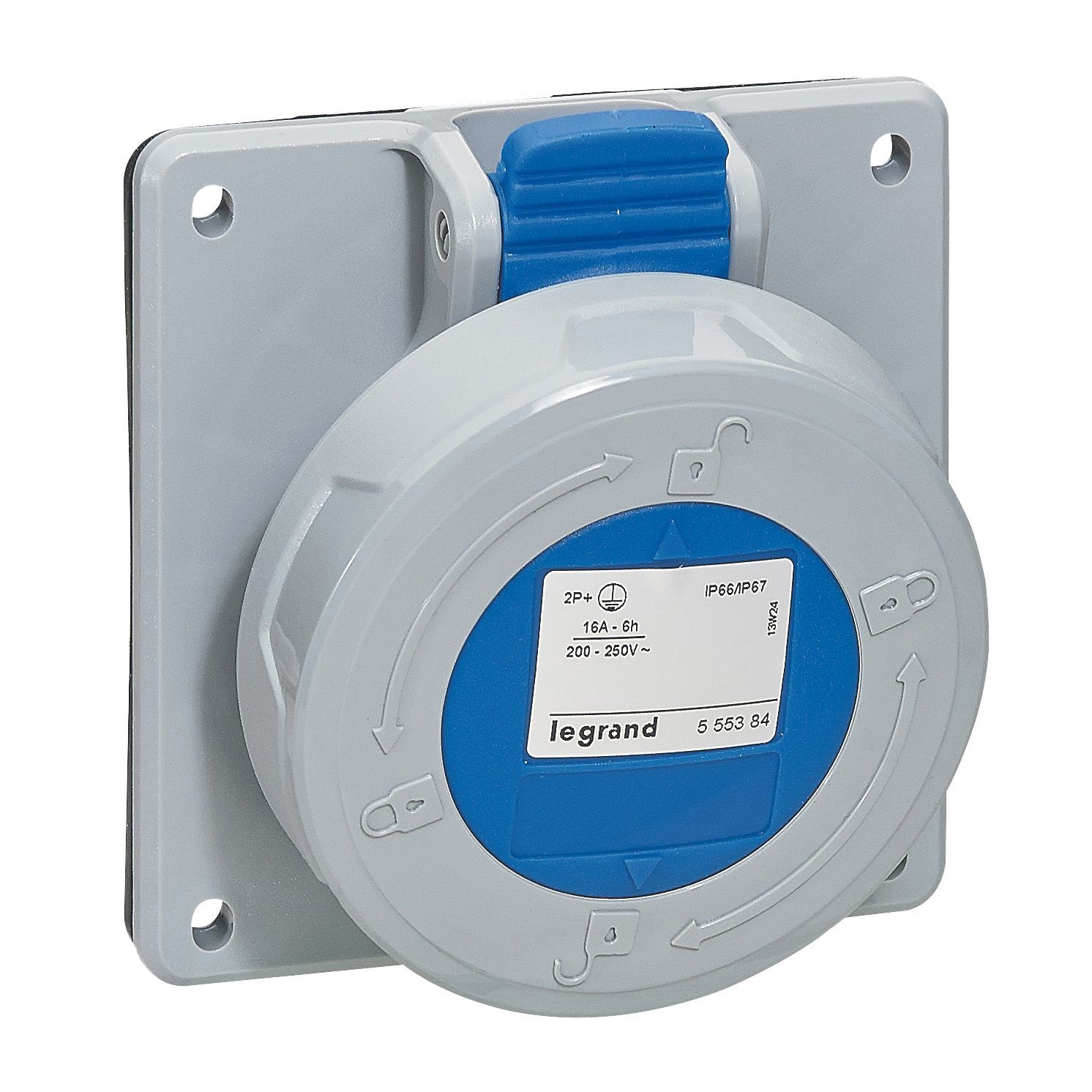 BTicino NT4180 Living Light Tech presa 2P+T 10/16A 250 Vac - Stock Elettrico