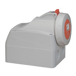 PRESA FISSA 90 GRADI IP67 32A 3P+N+