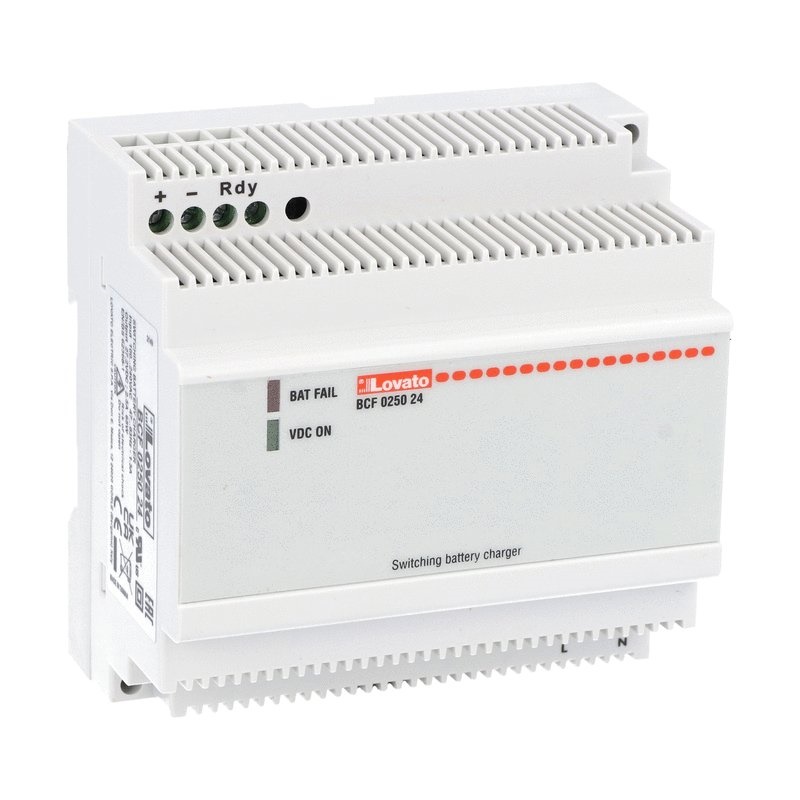 Caricabatterie switching modulare 2,5A 24VDC per batterie al piombo