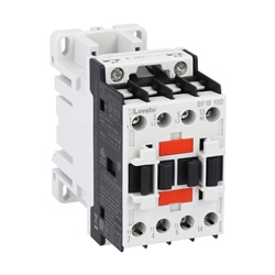 Contattore tripolare 18A AC3 bobina 12V DC 1NA ausiliari uso industriale