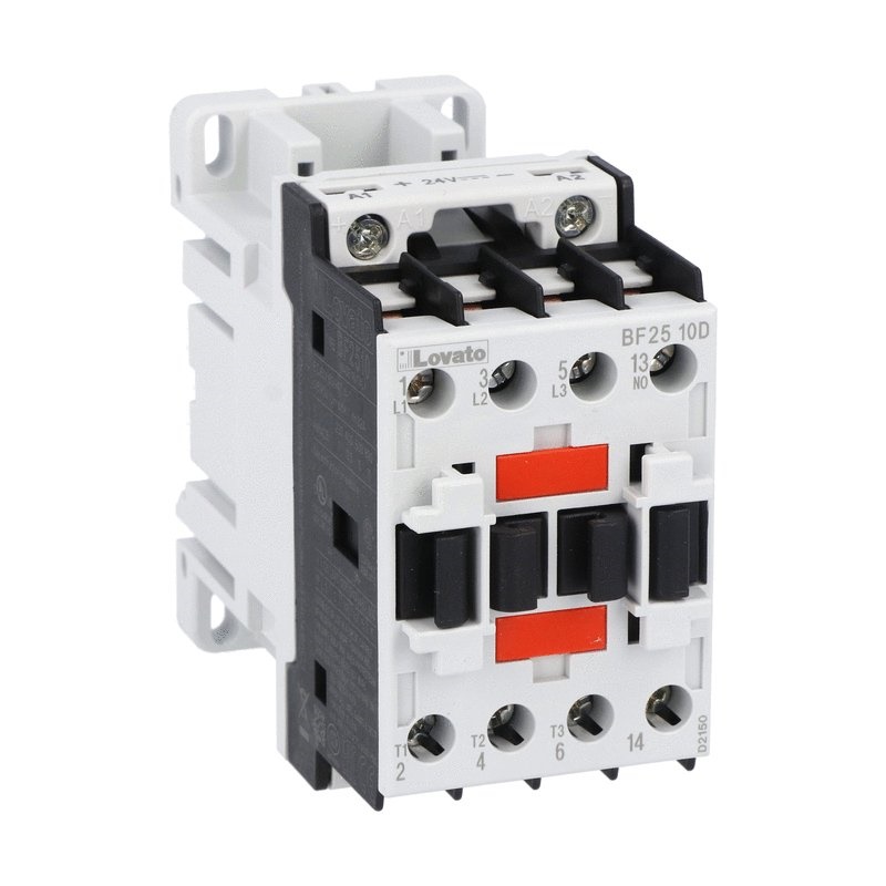 Contattore tripolare 25A AC3 bobina 48V DC 1NA ausiliari uso industriale