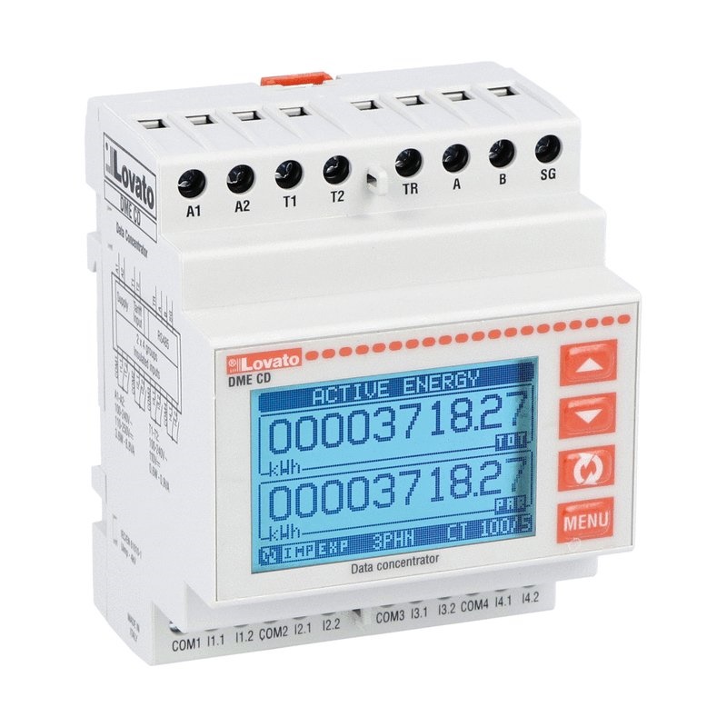 Concentratore dati espandibile 8 ingressi digitali programmabili porta RS485 per raccolta dati DME