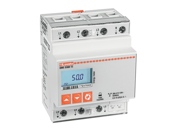 CONTATORE ENERGIA DIG.80A TRIF.2OUT PR.