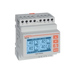 Multimetro digitale modulare LCD grafico espandibile analisi armonica uso professionale
