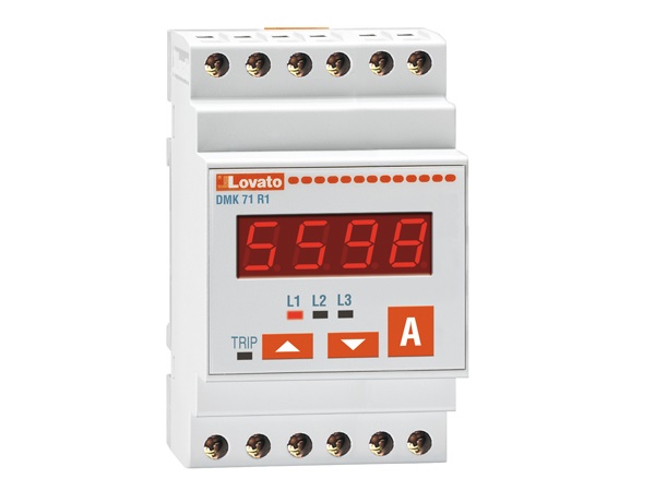 AMPEROM.DIGIT.3F 220-240VAC+RE LE PROGR.