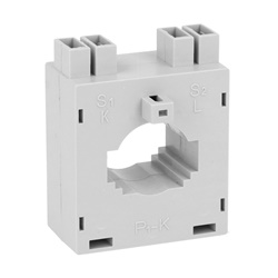 Trasformatore corrente passante 100/5A per cavo 23mm e barre 30x10mm, 25x12,5mm, 20x15mm
