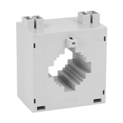 Trasformatore corrente passante 200A/5A per cavo Ø30mm e barre 40x10mm, 30x20mm, 25x25mm