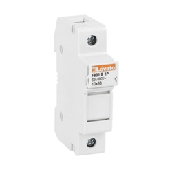 Portafusibili sezionabile 1 polo 10x38mm 32A 690VAC base senza indicatore luminoso