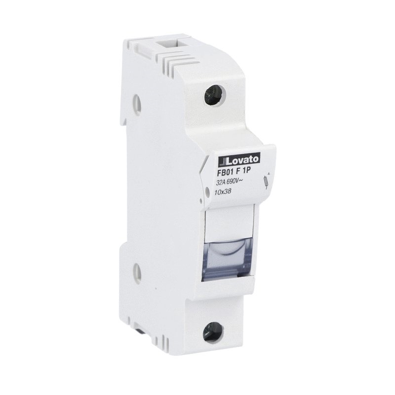 Portafusibili sezionabile 1 polo 10x38mm 32A 690VAC modulo singolo omologato Curus