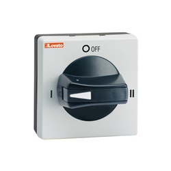 Maniglia nera blocco porta lucchettabile IP65 per interblocco meccanico GAX50