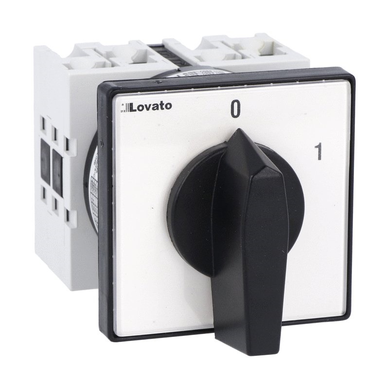 Interruttore quadripolare 32A montaggio frontale serie GX commutatore a camme
