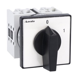 Interruttore quadripolare 32A montaggio frontale serie GX commutatore a camme