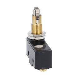 Microinterruttore plastico serie K asta rotella fissaggio M12 contatti 1NA/NC vite
