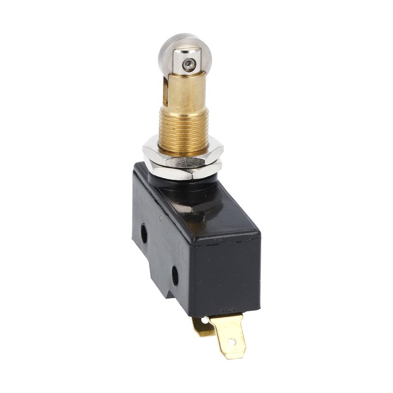 Micro switch plastica serie K asta con rotella fissaggio M12 contatti 1NA/NC faston