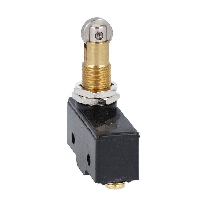Micro switch plastica serie K asta con rotella fissaggio M12 contatti 1NA/NC vite