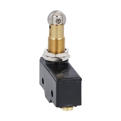Micro switch plastica serie K asta con rotella fissaggio M12 contatti 1NA/NC vite