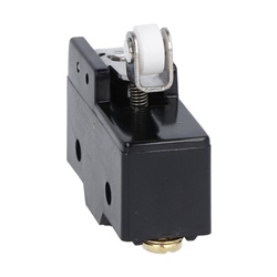 Microinterruttore plastica serie K leva 26,6mm rotella contatti 1NA/NC vite terminale