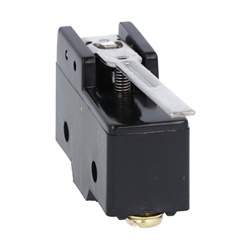 Micro switch leva piatta 63mm contatti 1NA/NC vite serie K plastica industriale