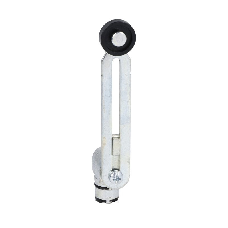 Testa azionatore leva regolabile con rotella plastica Ø19x5mm per comando meccanico