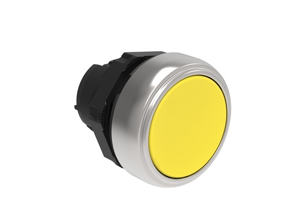 PULSANTE RASATO GIALLO