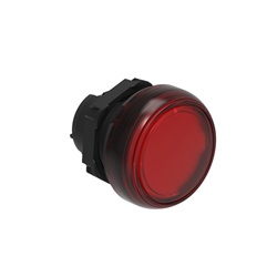 Testa indicatore luminoso rosso Ø22mm serie Platinum senza base fissaggio per segnalazione industriale