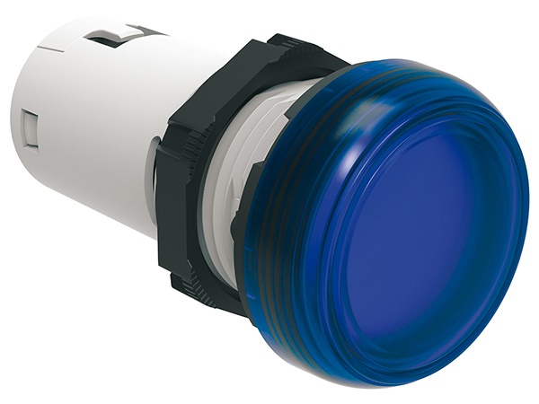 INDIC.LUM.MONOBL.BLU LED 24V