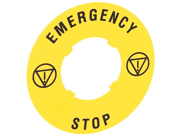 DISCO PLAST. 60MM  EMERGENCY-STOP
