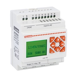 Relè programmabile 8IN 4OUT 24VAC base