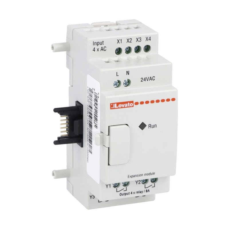MOD.ESPANS.RELE PROGRAM.4I/4O 24VAC