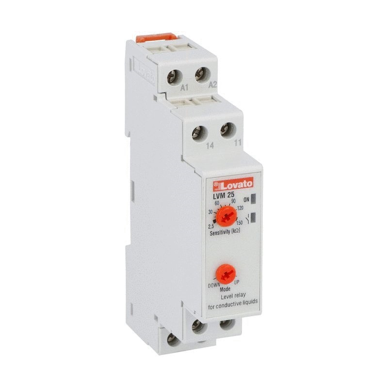 RELE LIVELLO 1 MODULO MULTITENSIONE 24-240V AC/DC FUNZIONE SVUOTAMENTO RIEMPIMENTO
