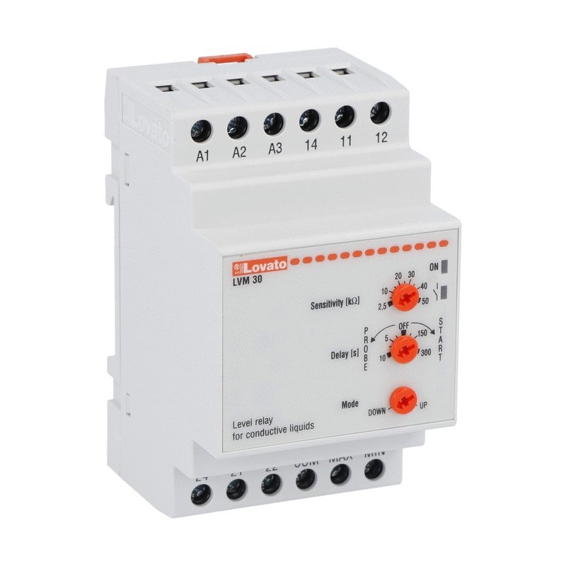 RELE LIVELLO MODULARE BITENSIONE 24/220-240VCA SVUOTAMENTO RIEMPIMENTO AUTOMATICO