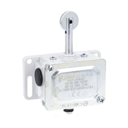Finecorsa metallico PL con rotella reset magnetico 1NC protezione IP40 automazione industriale