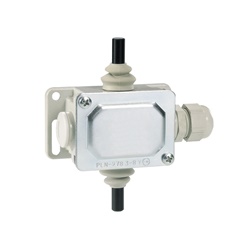 Finecorsa metallico bidirezionale serie PL azionatore a asta 2 contatti NC IP65