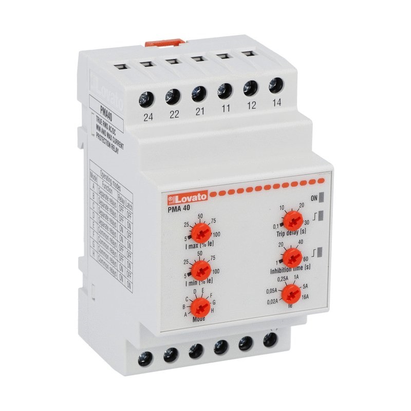 RELE AMP.1F 24-240VAC/DC MIN E MAX CORR