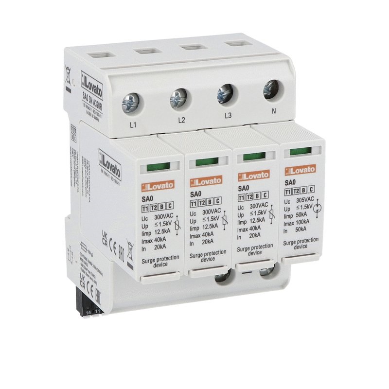 SCARICATORE DI SOVRAT. TIPO 1-2 3P+N
