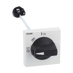 Maniglia Bloccoporta Nera IP65 Lucchettabile Asta 200mm per SM2R