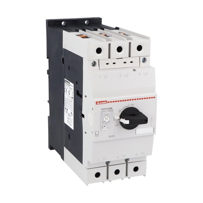 Interruttore salvamotore SM3R 80-100A potere interruttore 50kA 400V uso industriale