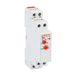 Temporizzatore modulare multiscala ritardato 24-240V AC/DC per automazione elettrica