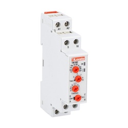 Temporizzatore modulare multifunzione multiscala multitensione 12-240V AC/DC 2 contatti