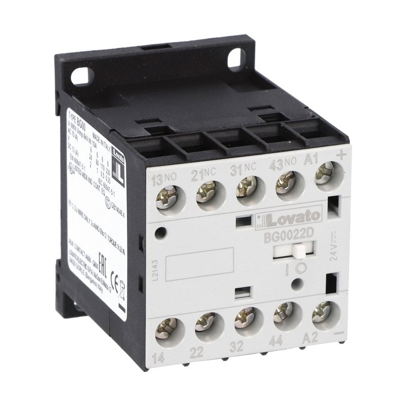 CONTATTORE AUX 2NO+2NC 24VDC