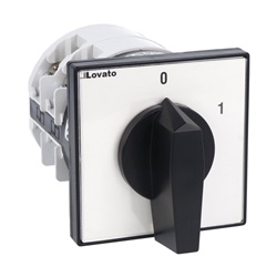 Interruttore tripolare 3P 125A montaggio frontale manovra manuale serie GN nero