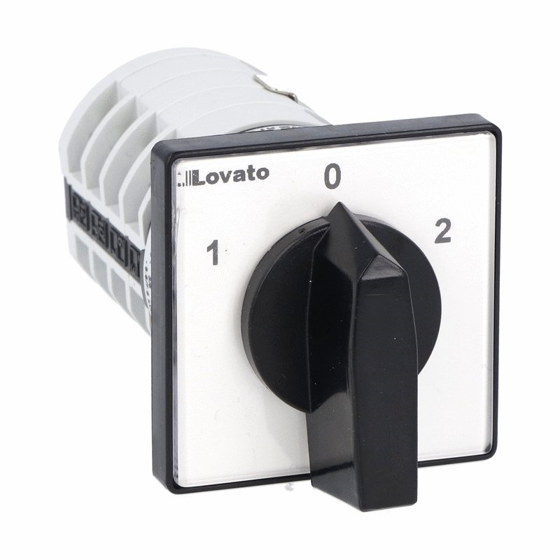 Commutatore a camme serie GN 20A 4 elementi montaggio frontale per motori